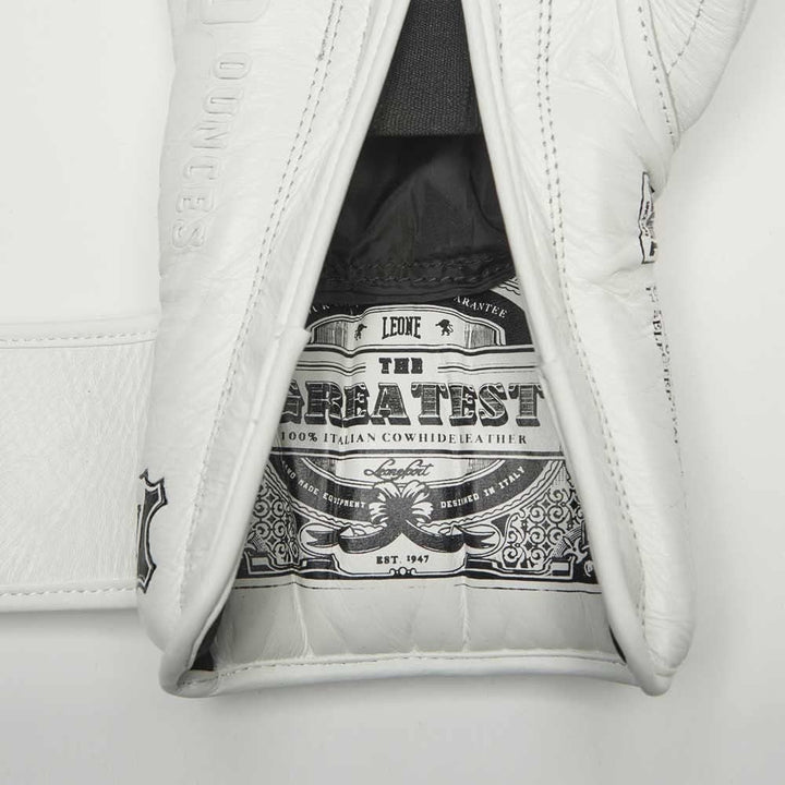 Leo Handschuhe Boxen The Greatest 12 Oz 04 White, 12 Oz 04 White