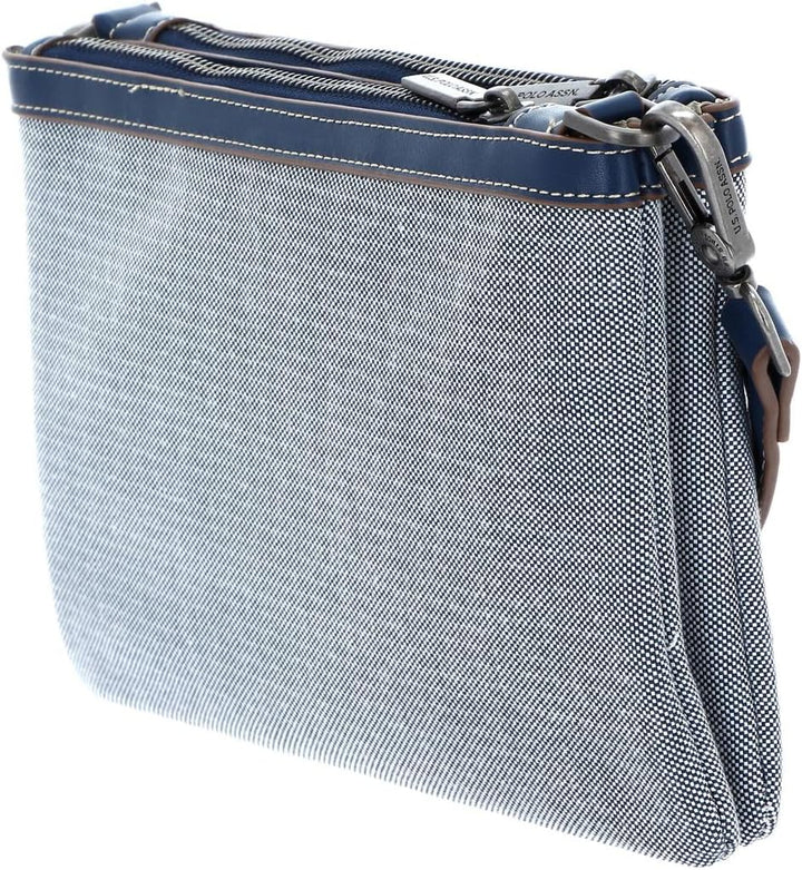 U.S. POLO ASSN. Victoria Double Zip Crossbody Bag Navy