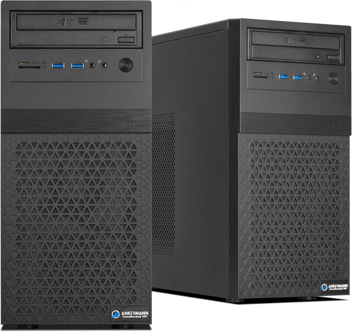 Ankermann Office komplett PC Büro | Intel Core i5-6400 | 16GB RAM | 1TB SSD | Windows 11 | WLAN | 27