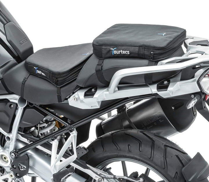 Set Motorrad Sitzkissen Komfort Air Deluxe M + Sitzkissen Tourtecs Air S SG3