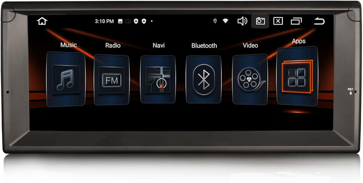 Erisin 10.25 Zoll 8-Kern 4GB RAM 64GB ROM Android 14 Autoradio GPS Navigation für BMW 5er E39 M5 Unt