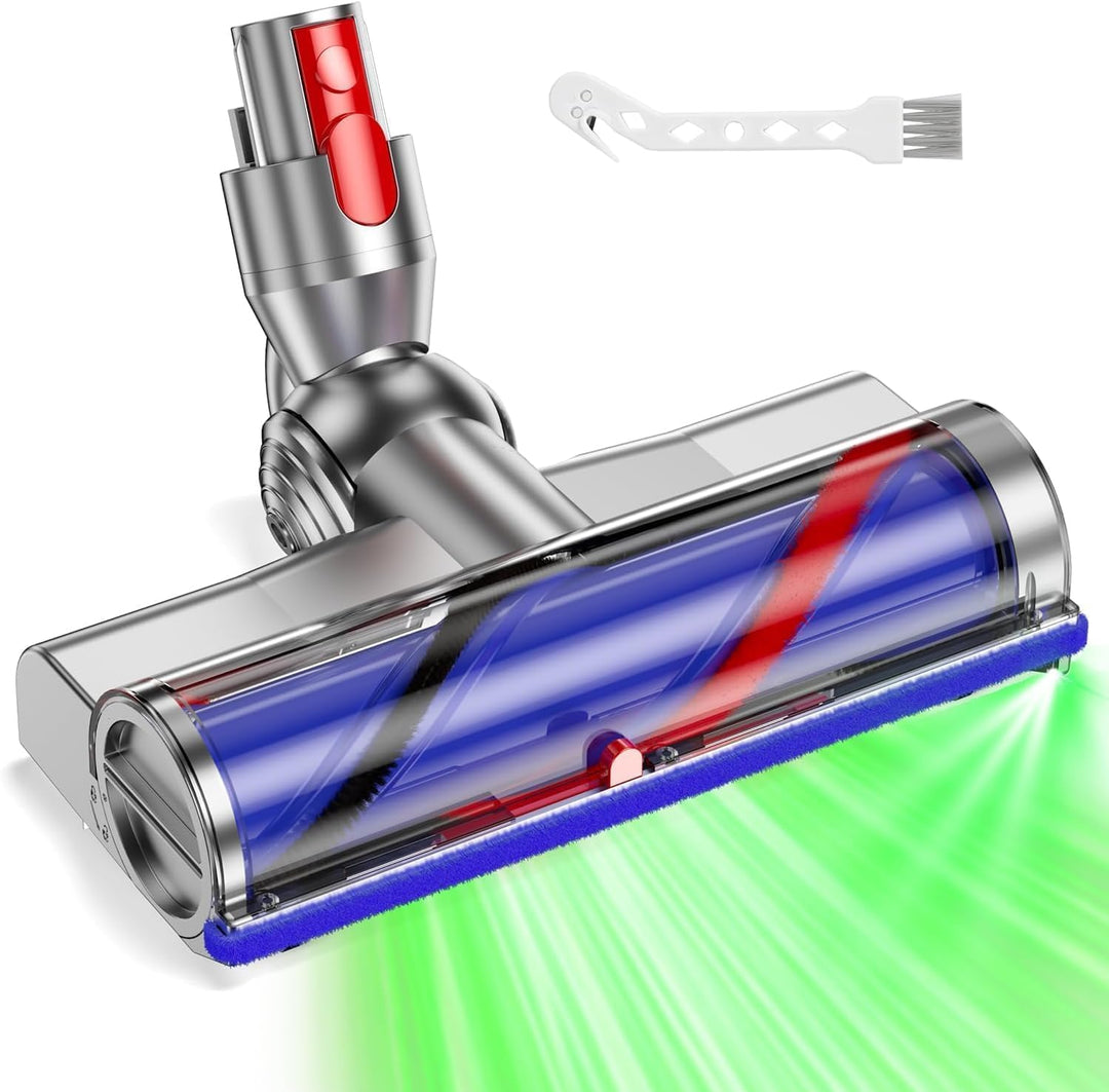 Electric Brush Compatible with Dyson V7, V8, V10, V11, V15 Vacuum Cleaner Attachment, Part Direct Dr