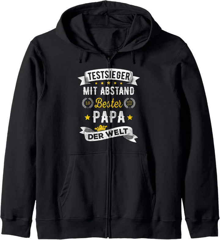 Bester Papa Der Welt - Testsieger Spruch Vater Kapuzenjacke