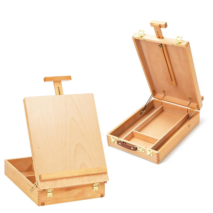 Tischstaffelei Staffelei Tisch Einstellbare Tabletop-Skizze Staffelei Zeichenbrett mit Schublade Hol