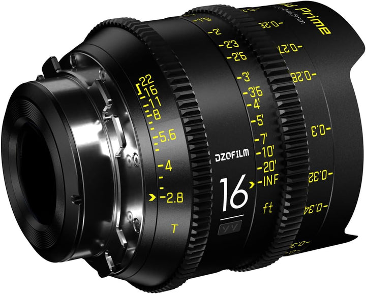 DZOFILM Cine Lens Vespid Prime 16 T2.8 for PL/EF Mount (VV/FF)