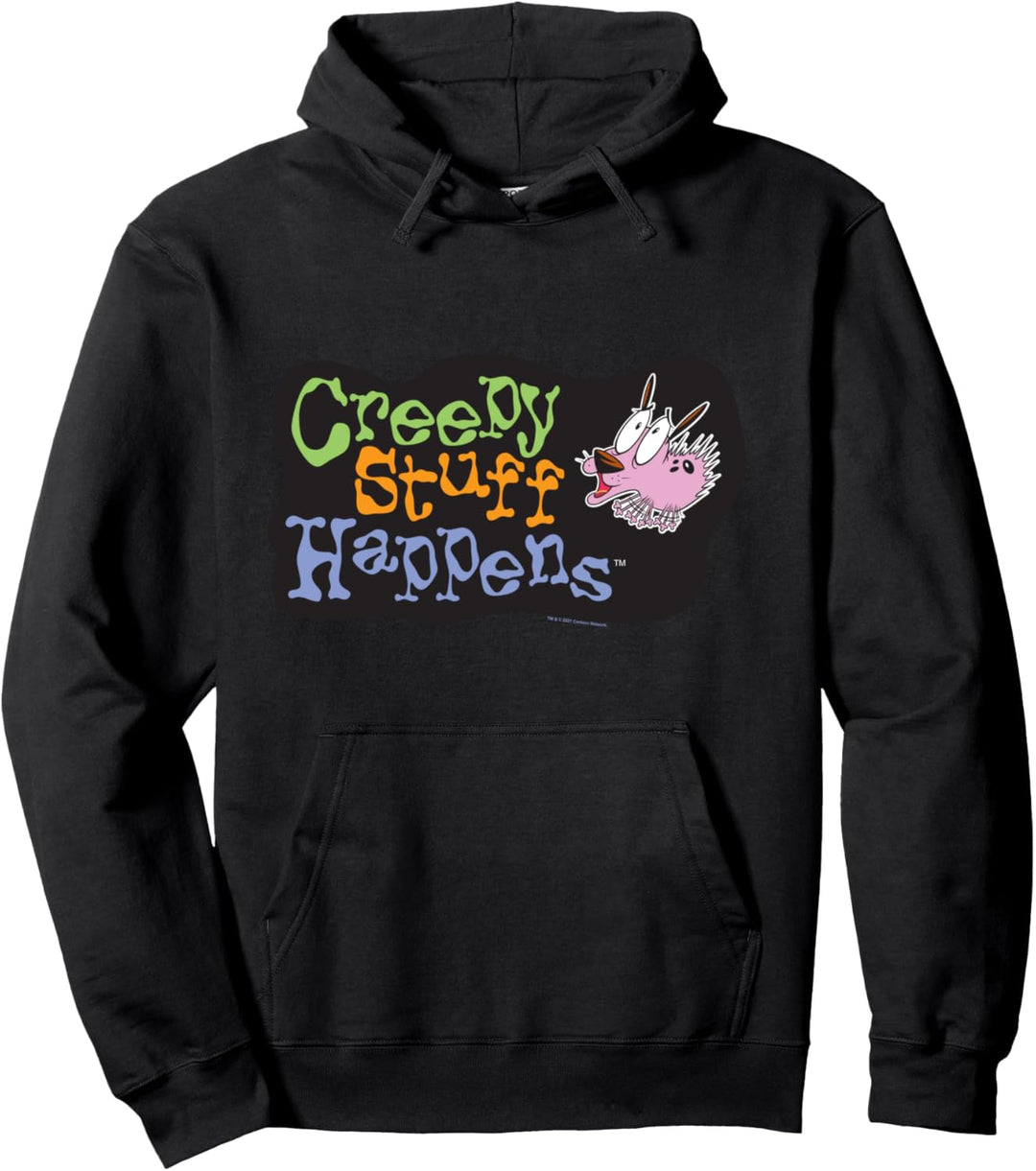 Courage the Cowardly Dog Creepy Stuff Happens Pullover Hoodie