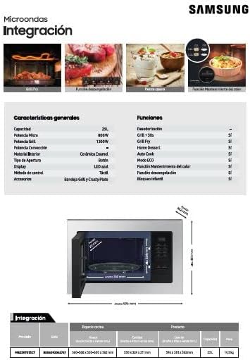 SAMSUNG - Microondas MG23A7013CT/EC