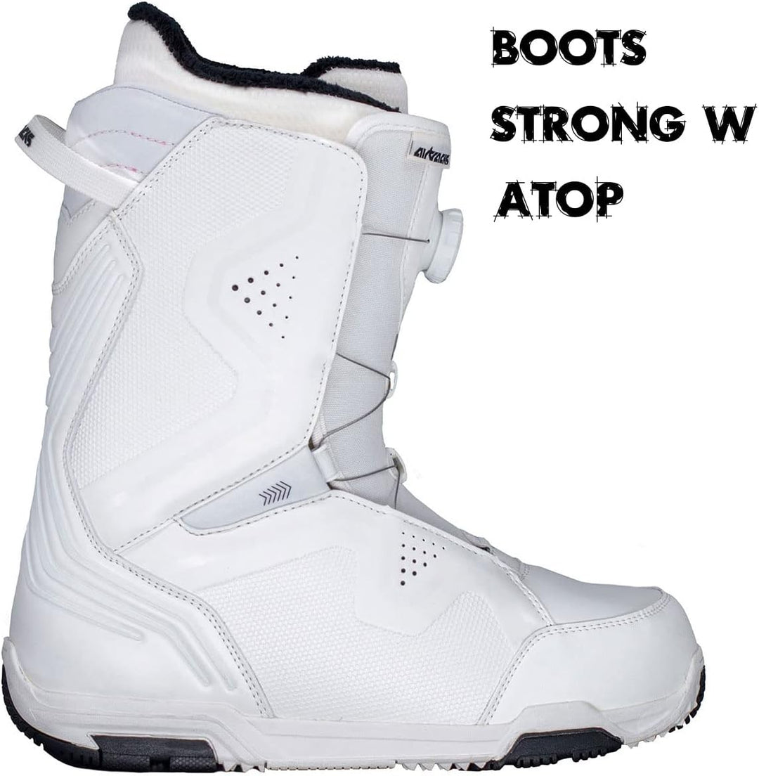 Airtracks Damen Snowboard-Set Drom Rocker + Bindung Master W Fastec + Boots + Sb Bag 140 145 150 155