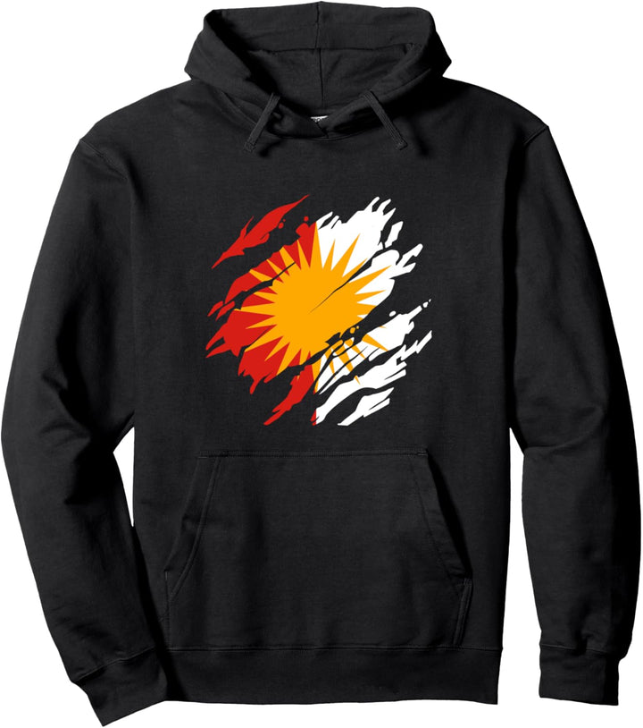 Ezidi Flagge Yezidi Jesiden Yeziden Pullover Hoodie