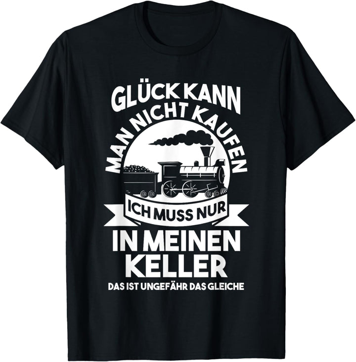 Modelleisenbahn Lokomotive Modellbau T-Shirt