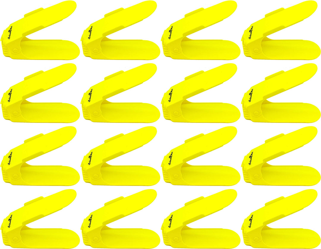 16 x Verstellbarer Profi Schuhstapler Schuhorganizer Schuhhalter – Magic Shoe Rack Organizer - Spars