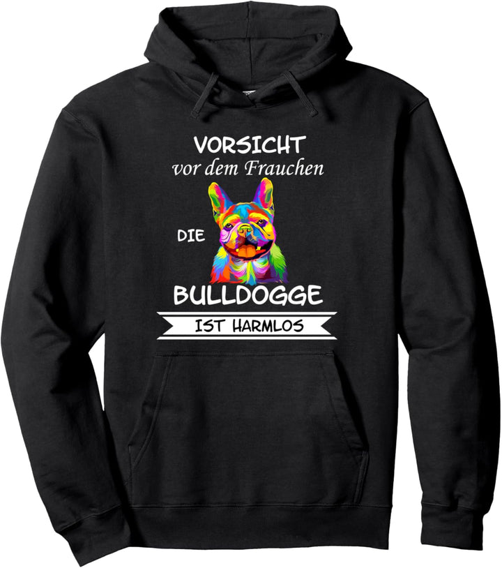 Französische Bulldogge Frenchie Hund Damen Herren Frauchen Pullover Hoodie