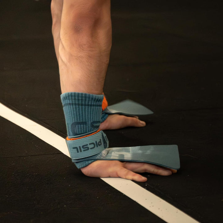 PICSIL Condor Hand Grips – Profi‑Griffpolster aus Kunstleder, Chalk‑kompatibel, Handschutz für Calis