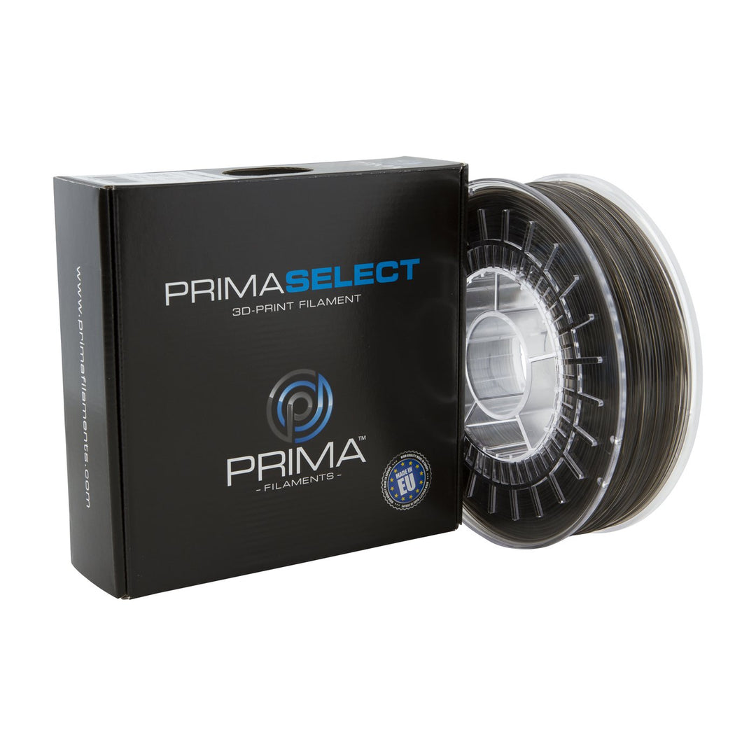 PrimaCreator PrimaSelect 3D Drucker Filament - PETG - 2,85 mm - 750 g - Transparent Schwarz Transpar