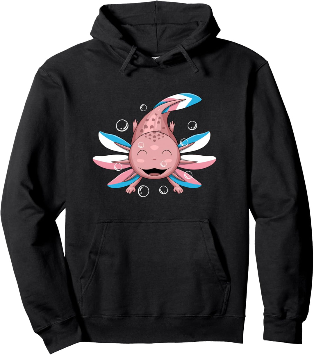 Transgender Axolotl Transsexueller Transpride LGBTQ Pullover Hoodie