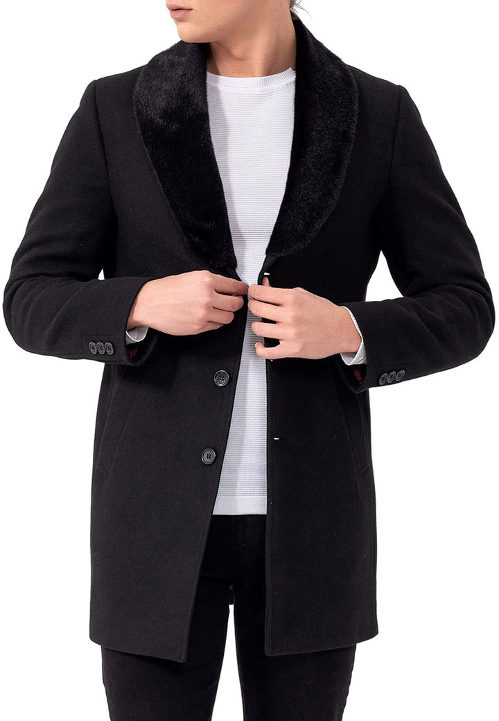 Red Bridge Herren Jacke Trenchcoat Mantel L Schwarz, L Schwarz