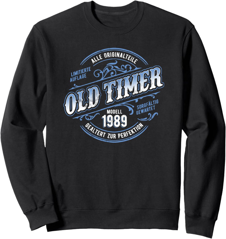 35 Geburtstag Geschenk Oldtimer Jahrgang 1989 Sweatshirt