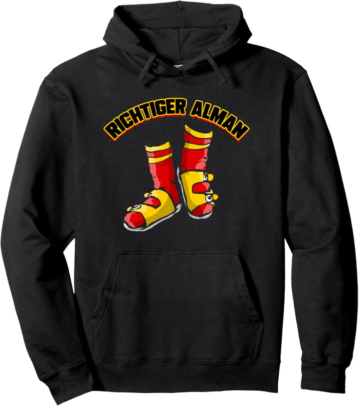 Richtiger Alman Lustiges Deutscher Typisch Deutsch Geschenk Pullover Hoodie