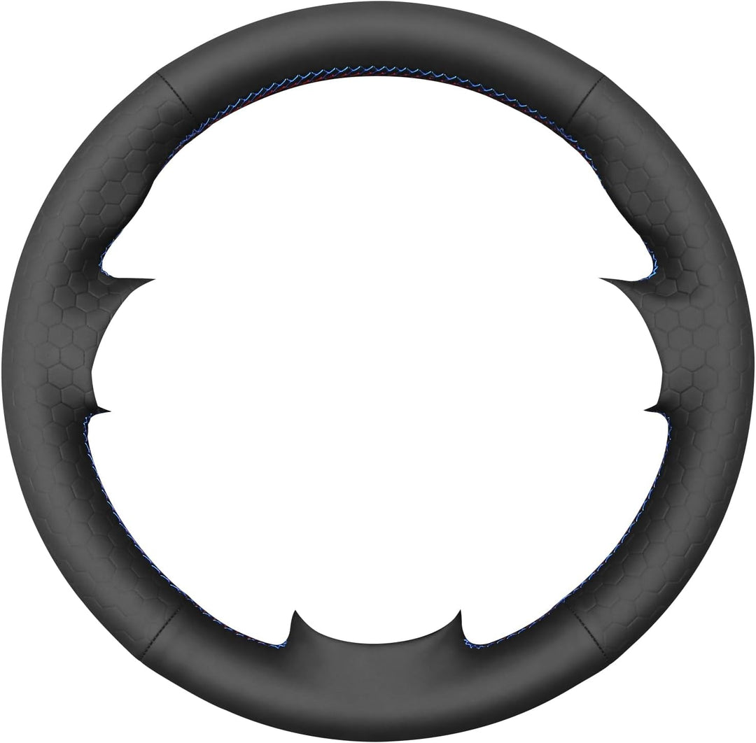 MEWANT Auto Lenkradhülle für Sport M3 E90 E91 E92 E93 E87 E81 E82 E88 X1 E84 3m thread, 3m thread