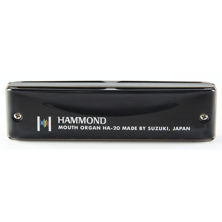 Suzuki Diatonic Harmonica Hammond HA-20 key of C, schwarz, HA-20-C, C