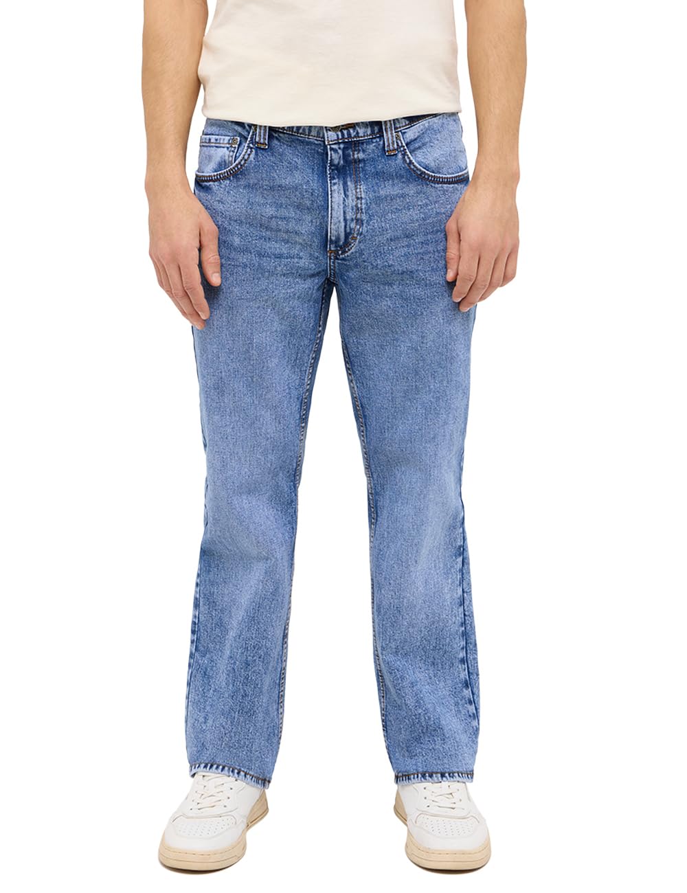 MUSTANG Jeans Herren Stretch Big Sur Regular Fit Jeanshose Hose Denim Blau Schwarz 30 31 32 33 34 36