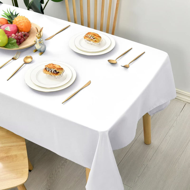 Hiasan Glatt Tischdecke Weihnachten Fleckenabweisend Tischtuch mit Lotuseffekt Leicht Wasserabweisen