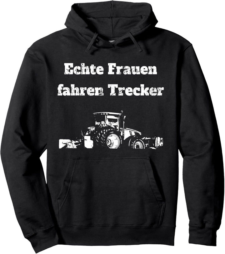 Landwirtin Trecker Traktor Landwirtschaft Frauen Bäuerin Pullover Hoodie