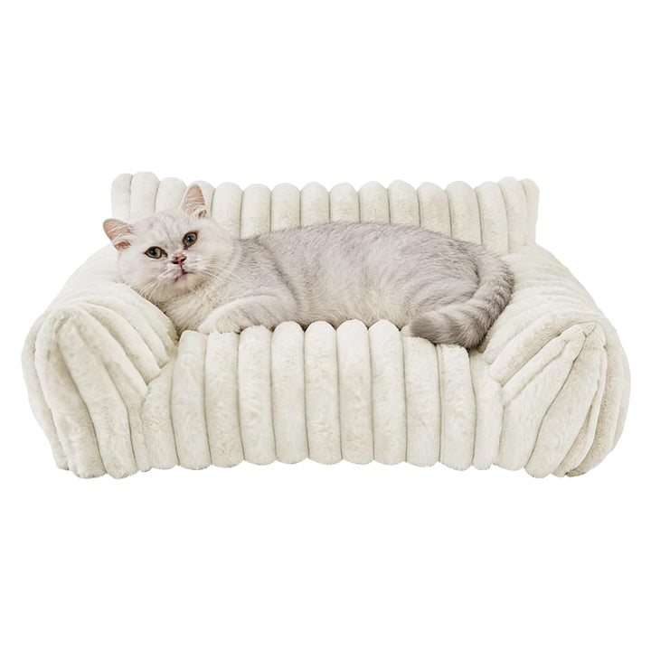 Haustiersofa 60x45cm Kaninchenplüsch Katzenbett &amp; Kleinhundebett, Hundebett | Kaninchenplüsch, PP-Ba