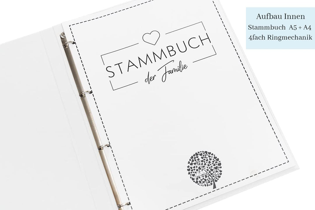 Hochzeitideal Stammbuch der Familie DIN A5 &