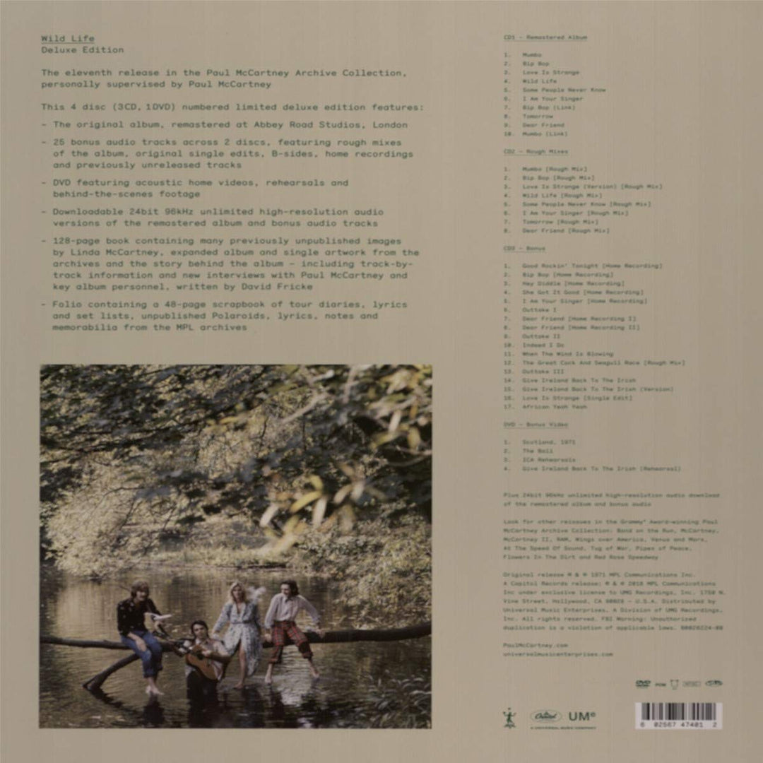 Wild Life, Audio-CD