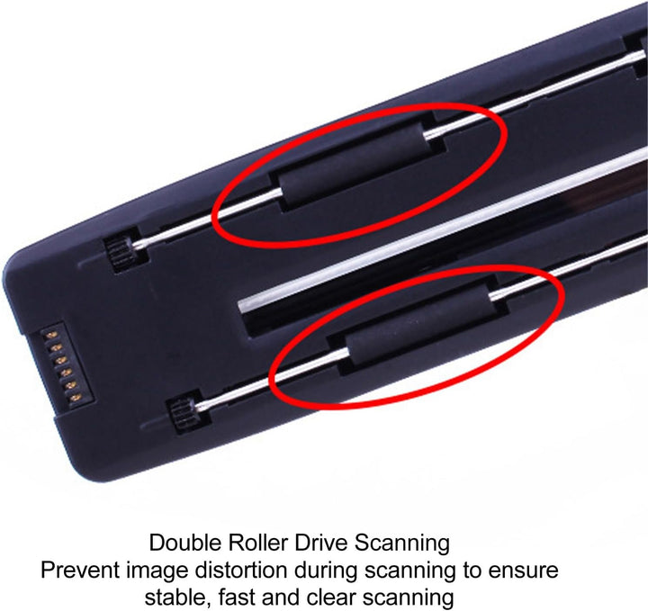 Mobiler Fotoscanner mit 1050 DPI für A4-Dokumente Im JPG-PDF-Format, Tragbarer Dokumentenscanner, US