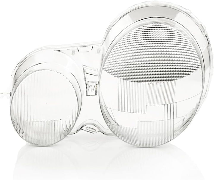 LST 2x Scheinwerferglas Streuscheibe Frontlicht Abdeckung Halogen Xenon links rechts Set kompatibel