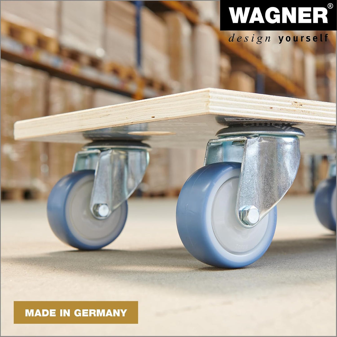 Wagner Transporthilfe MM 1085 I 57,5 x 30 x 12 cm - Tragkraft 400 kg - für schwer beladene Kisten, G