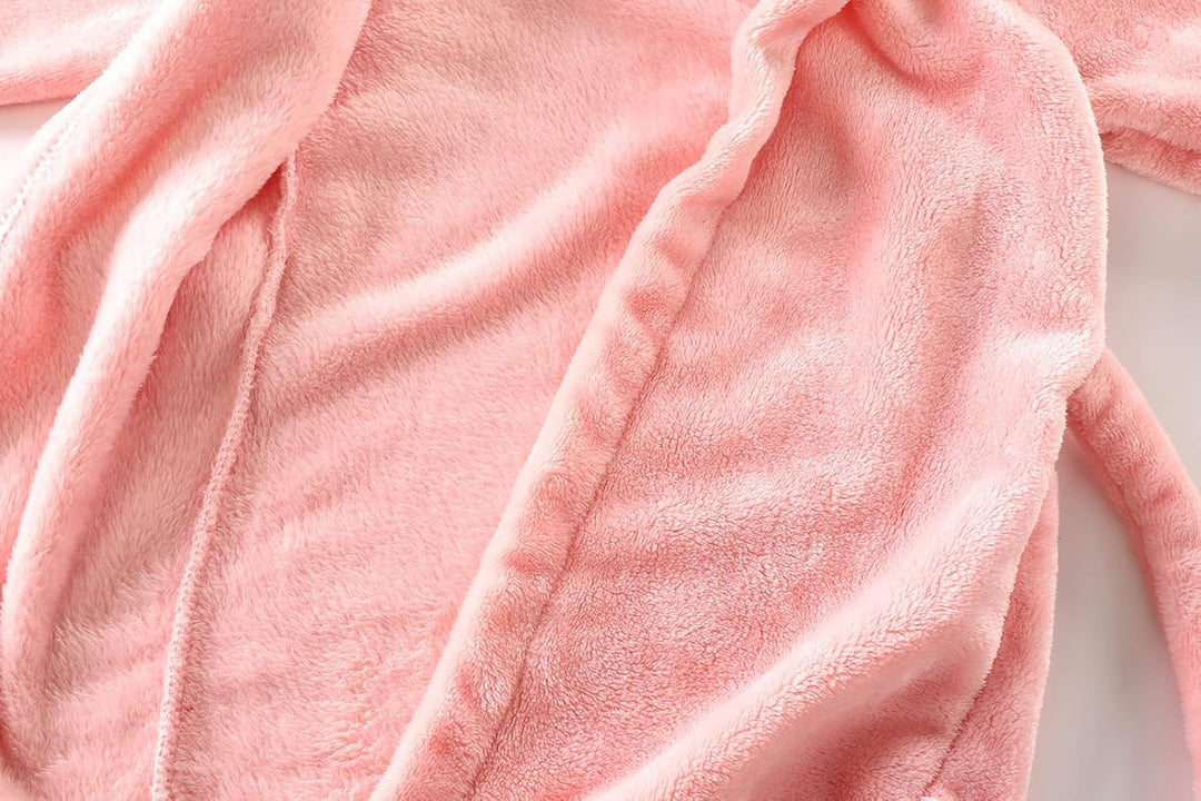 Generisch Bademantel mit flauschigem Handtuchfleece wärmender -Überwurf für weiche Nachtwäsche im Ma