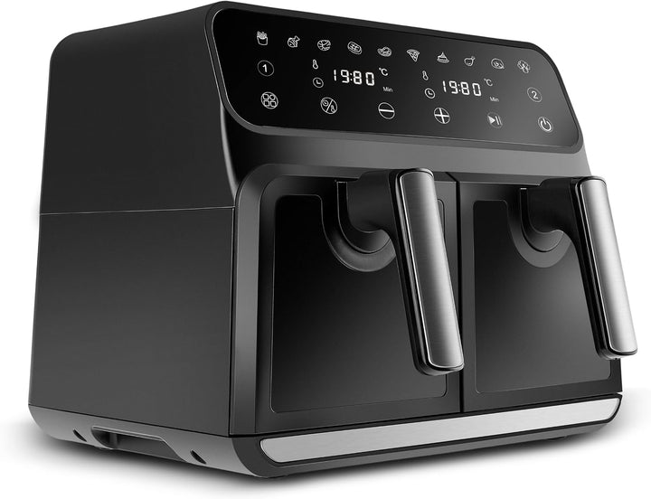 Karaca Multifry XXXL 4+4 Liter Digital Twin Twin Airfryer - Gesündere und Köstliche Zubereitung von