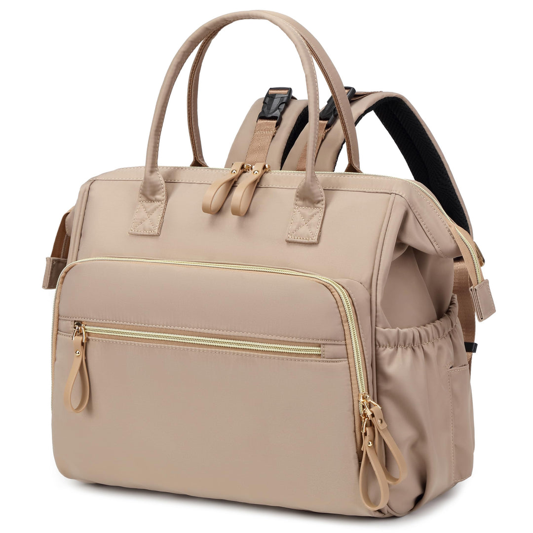 LORADI Damen Wickelrucksack L Mocha Mousse, L Mocha Mousse