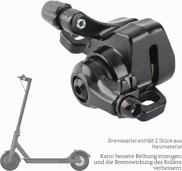 Dilwe M365 Pro Bremssattel, Elektroroller Hinterrad Roller Scheibenbremssattel für M365 Pro