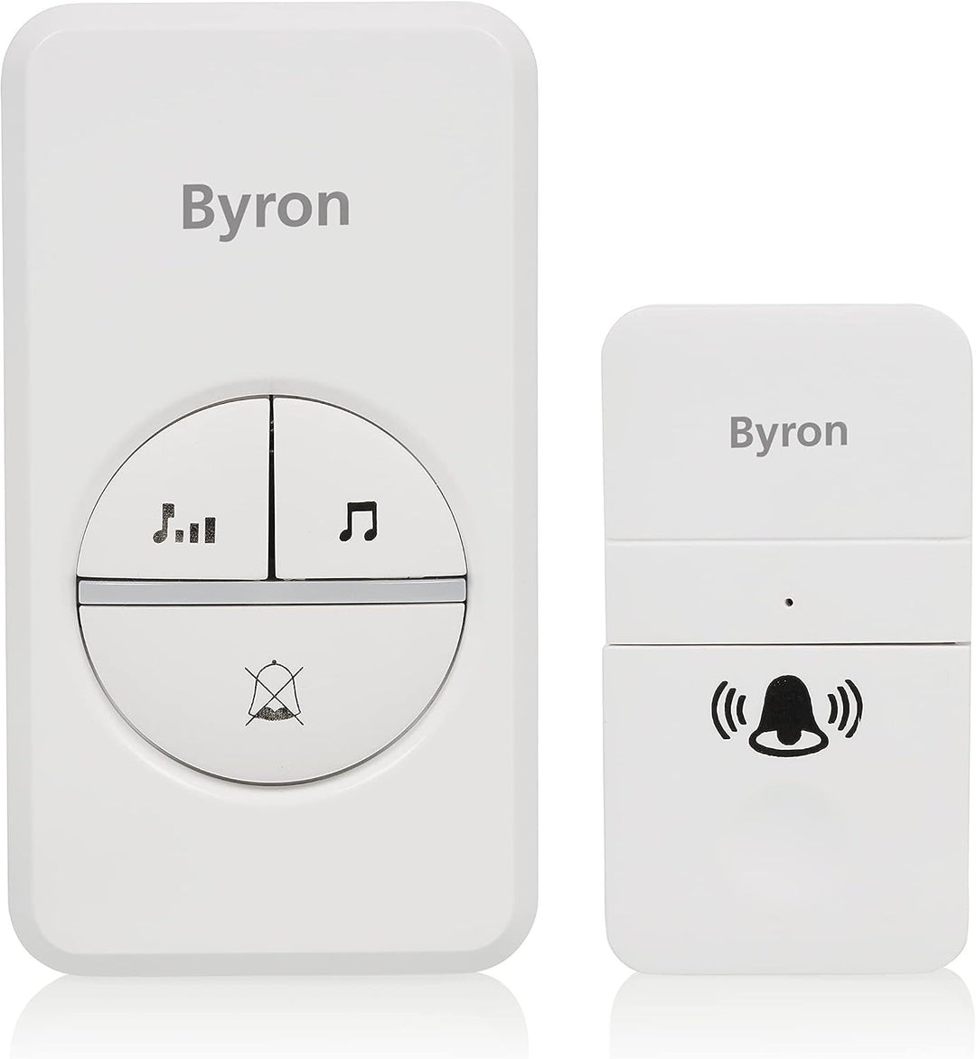 Byron DBY-23442 Funk-Türklingelset – Kinetische Energie – Weiss, Weiss