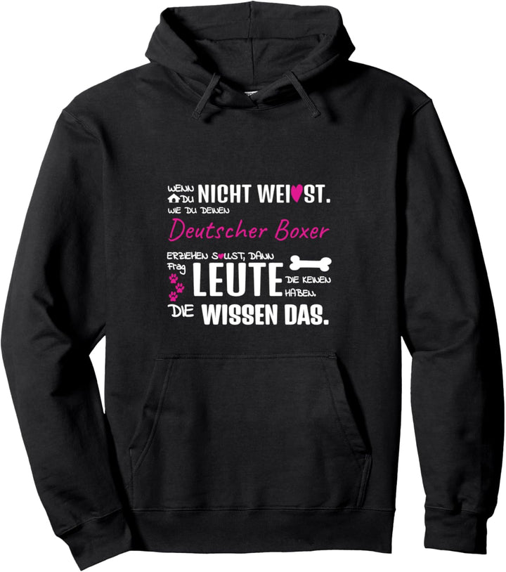 Deutscher Boxer Fashion Violett Damen Pullover Hoodie