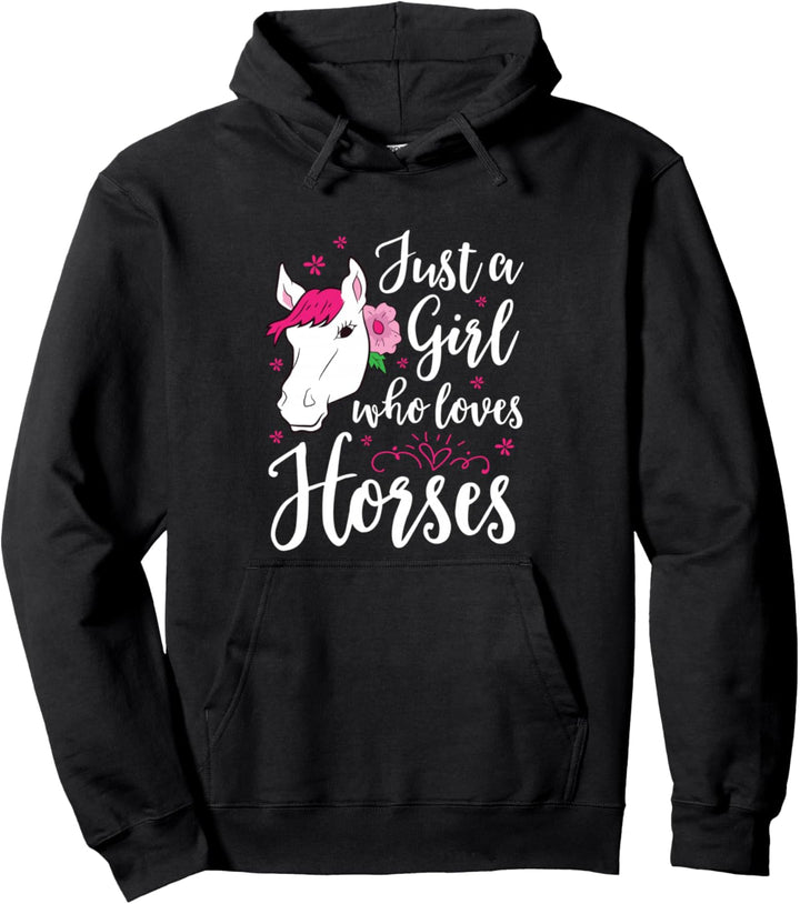 Pferde Reiten Nur Ein Mädchen Das Pferde Liebt Pferde Mama Pullover Hoodie