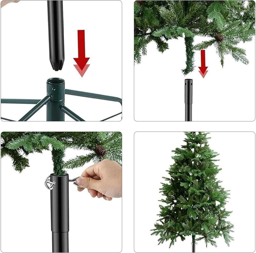 Künstliche Baumerhöhung, Weihnachtsbaum-Basisverlängerung, Metall-Baumverlängerungsstange, Baumerhöh