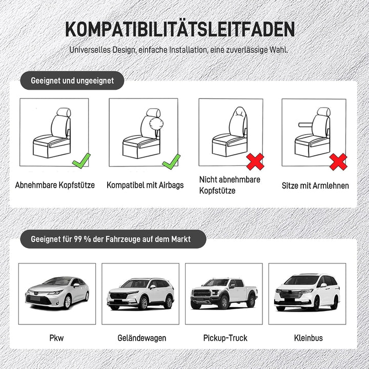 Autositzbezüge für Kia Sportage 2004-2026, Schwarz-Blau Schwarz-Blau Kia Sportage 2004-2026, Schwarz