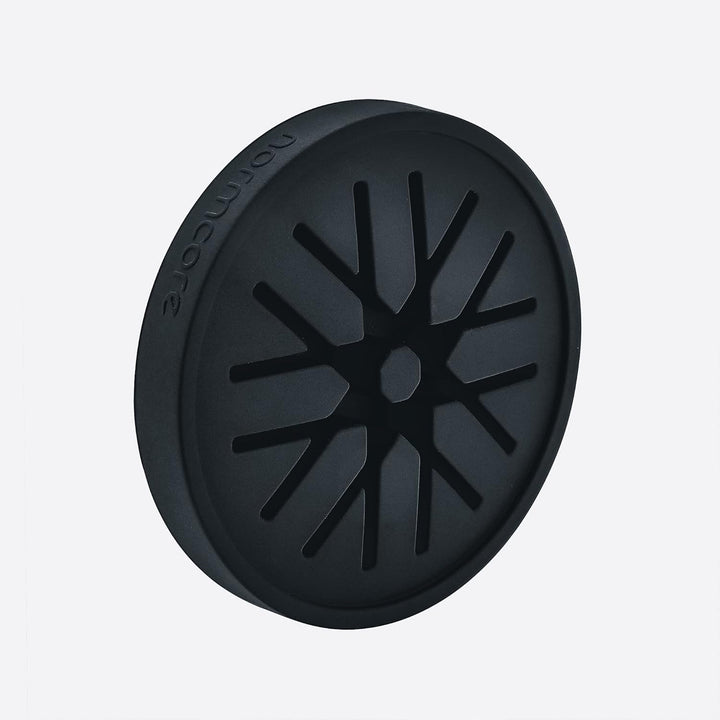 Normcore Puck-Sieb, 2 Stück, 53,3 mm, mit Ständer, wiederverwendbares Kontakt-Duschsieb mit Silikonh