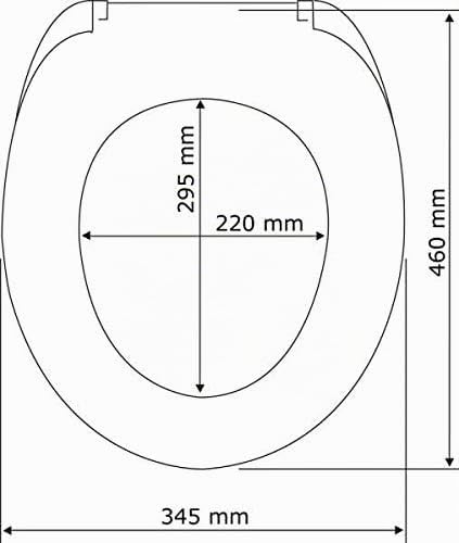 WENKO WC-Sitz Mod. Premium Calla Toilettensitz mit Absenkautomatik rostfreier Edelstahl-Befestigung
