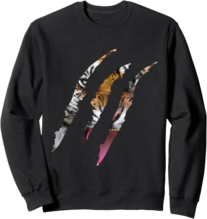Awesome Tiger Scratch Sweatshirt
