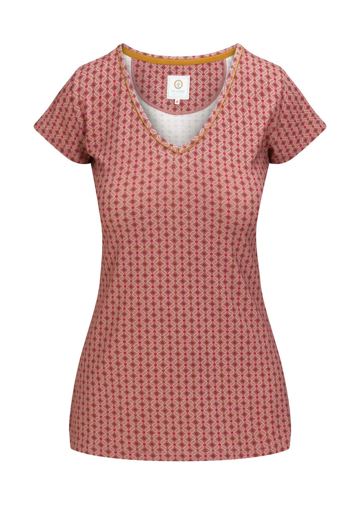 Pip Studio Kurzarm Top Toy Top Tegola | pink - S