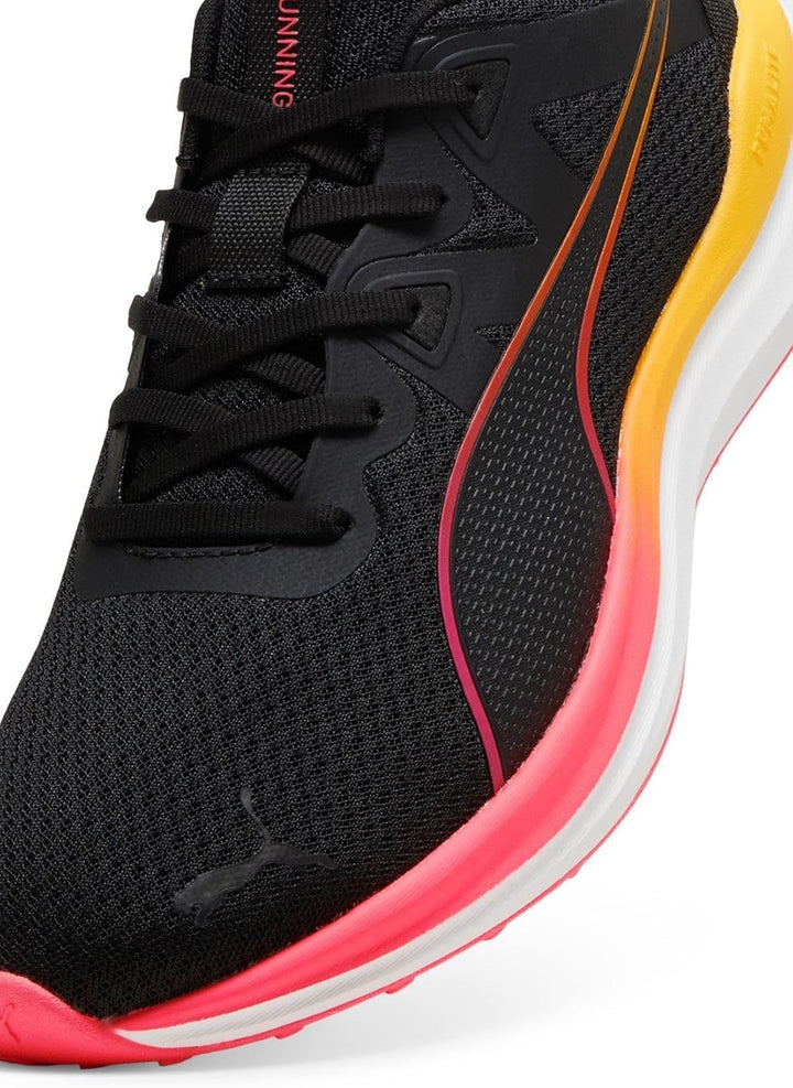 PUMA Unisex Reflect Lite Trail Road Running Shoe 37 EU Puma Black Sun Stream, 37 EU Puma Black Sun S