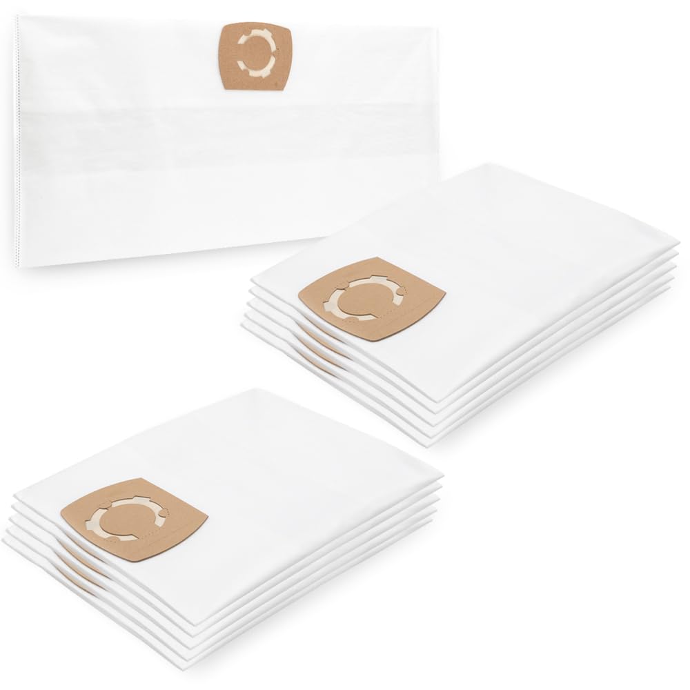 PRIMEBAG 10 Staubsaugerbeutel 10 Filtertüten DMS 30 Liter 10 Filtertüten Vlies, 10 Filtertüten Vlies