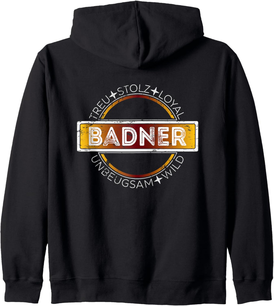 Stolzer Badner Badenser aus Baden Württemberg Kapuzenjacke