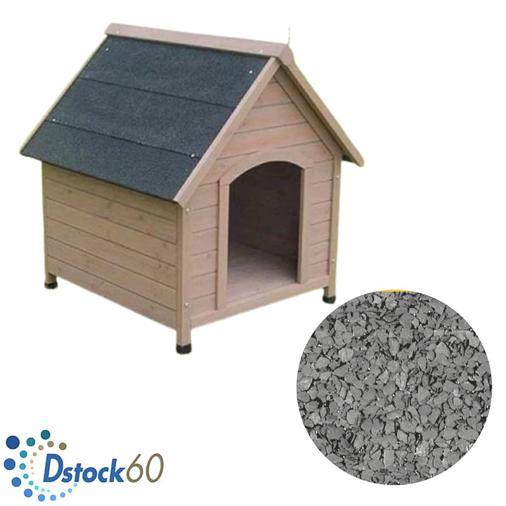 DSTOCK60 - Rolle 4 Meter Bitumenfilz, spanischer Schiefer, Breite 1 m, deckt 4 m² ab, Zuschnitt Mete